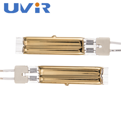 Good price 3400W Quartz Halogen Infrared Heaters TC01 Gold Coating Untuk Aktivasi Lem Otomatisasi on line