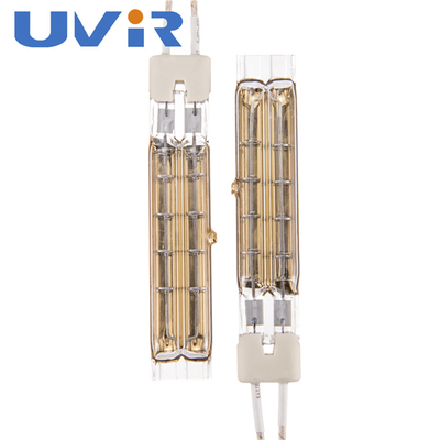 Good price TC01 Emas Reflektor Tabung Kembar Lampu Inframerah, Lampu Pemanas Halogen 500V Kuarsa on line