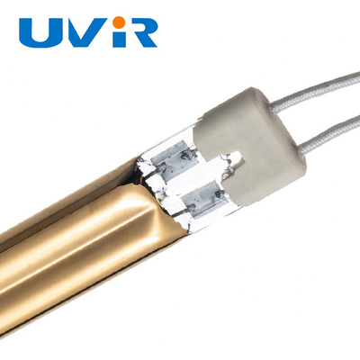 Lampu Pemanas InfraMerah Serat Karbon Emas 380V 4800W