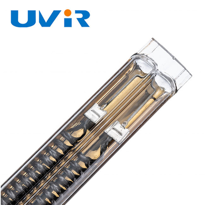 Good price 230V 2500W Quartz Infrared Heater Lamps Tubular Shape Gold Coating on line
