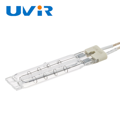 Good price Clear Quartz Twin Tube Infrared Lamps, Elemen Pemanas Halogen 55V 400w on line