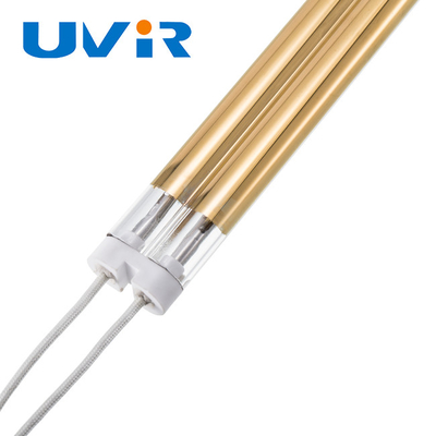 Good price Gelombang menengah Twin Infrared Heat Lamp Tube 2500W untuk pemanasan lapisan on line
