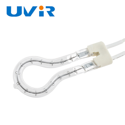 Good price 500W Cincin Lampu Inframerah Putih Reflektor Kuarsa Pemanas Inframerah Halogen untuk produksi industri on line