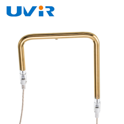 Harga yang bagus Tabung elemen pemanasan inframerah berlapis emas UVIR 910W 230V on line