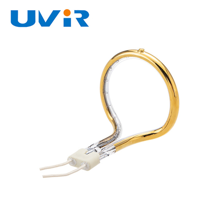 Good price 240V Lapisan Emas Putaran Sudut Kanan Lampu Panas Inframerah Gelombang Pendek Konsumsi Energi Rendah on line