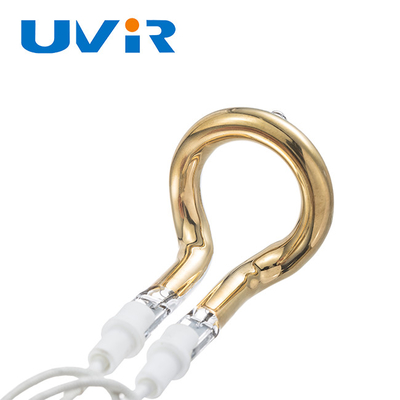 Good price 650W 120V Bat Berbentuk Cincin Lampu Inframerah Vakum Emas Reflektor on line