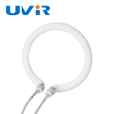 Good price Cincin Bentuk Kaca Lampu Pemanas Inframerah 240V 1600W Lapisan Putih on line