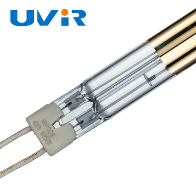 400V 6950W IRP Lampu Inframerah Untuk Mencetak Bahan Tabung Kuarsa