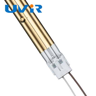 Harga yang bagus Lampu Inframerah IRP 15x33mm Untuk Mencetak, Pemancar Inframerah Kuarsa Lapisan Emas on line