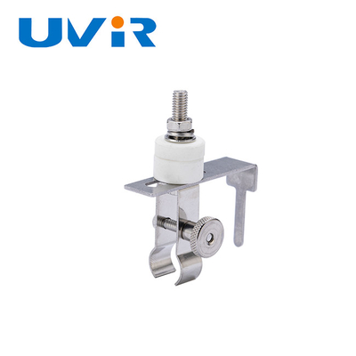 Good price Dudukan Lampu Stainless Steel dasar putih untuk lampu IR gelombang menengah 10mm on line
